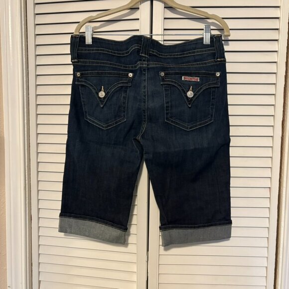 Hudson Palerme Knee Cuffed Jean Shorts, Stella 30 - Picture 5 of 8